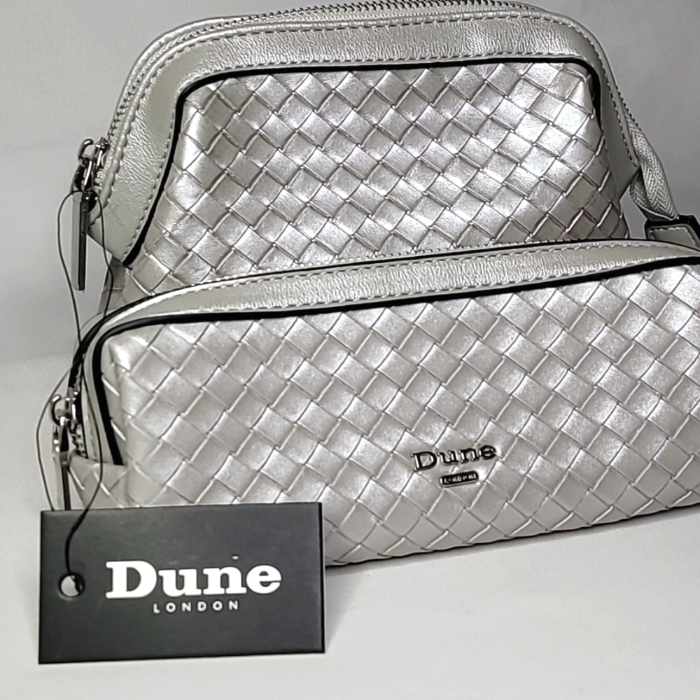 💰NWT! DUNE LONDON ▪︎ 2-PIECE COSMETIC BAG SET - Picture 2 of 11